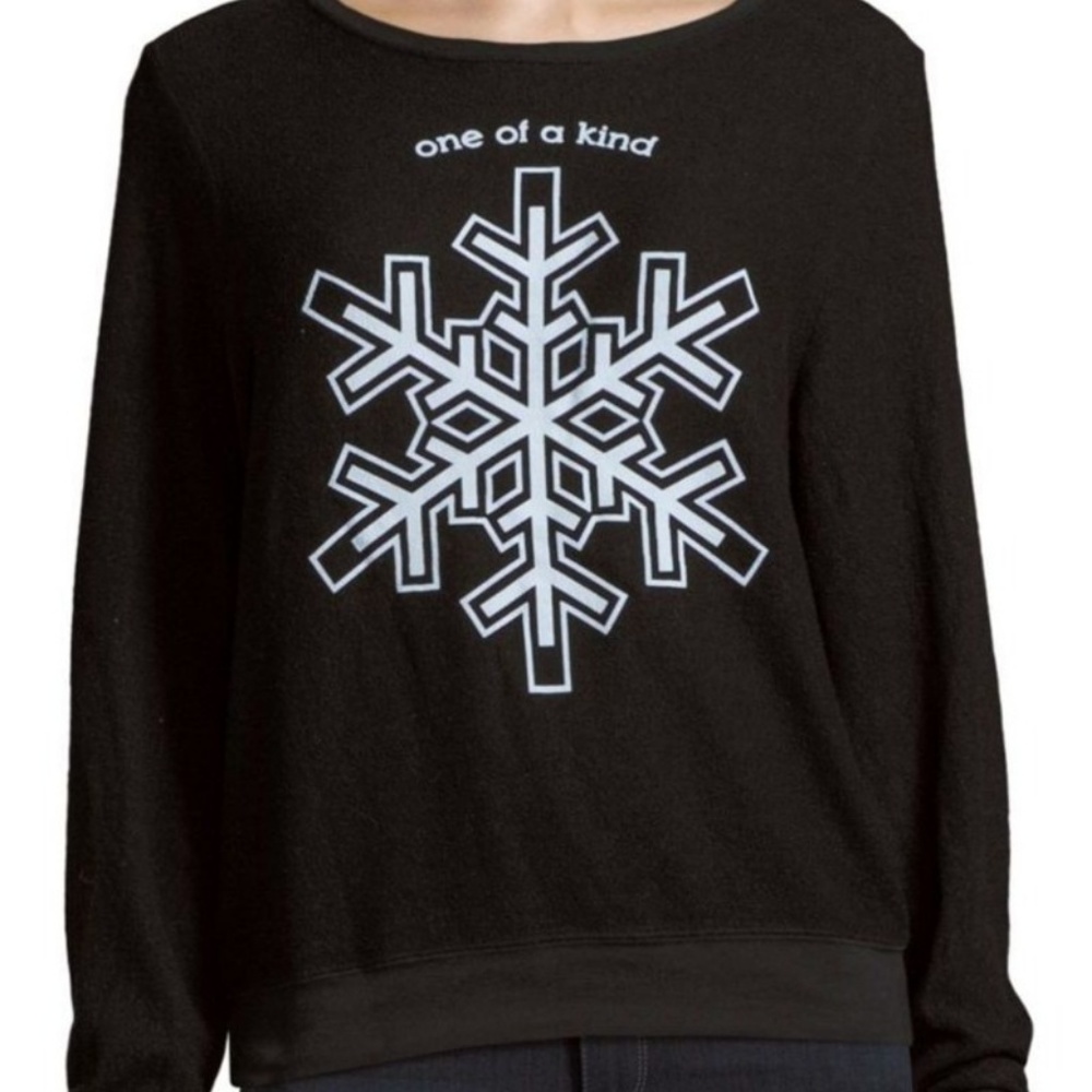 WILDFOX ONE OF A KIND SNOWFLAKE SWEATSHIRT NWOT!